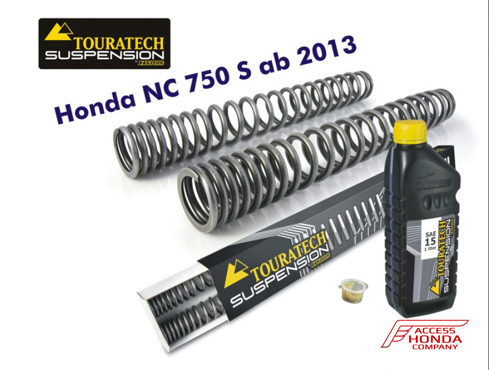 Прогрессивные пружины Touratech в вилку (Стандартная высота) для мотоцикла Honda NC750S Прогрессивные пружины Touratech в вилку (Стандартная высота) для мотоцикла Honda NC750S