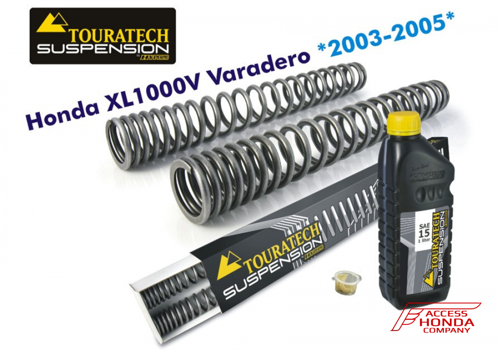 Прогрессивные пружины Touratech в вилку (Стандартная высота, без ABS) для мотоцикла Honda XL1000V Varadero Прогрессивные пружины Touratech в вилку (Стандартная высота, без ABS) для мотоцикла Honda XL1000V Varadero