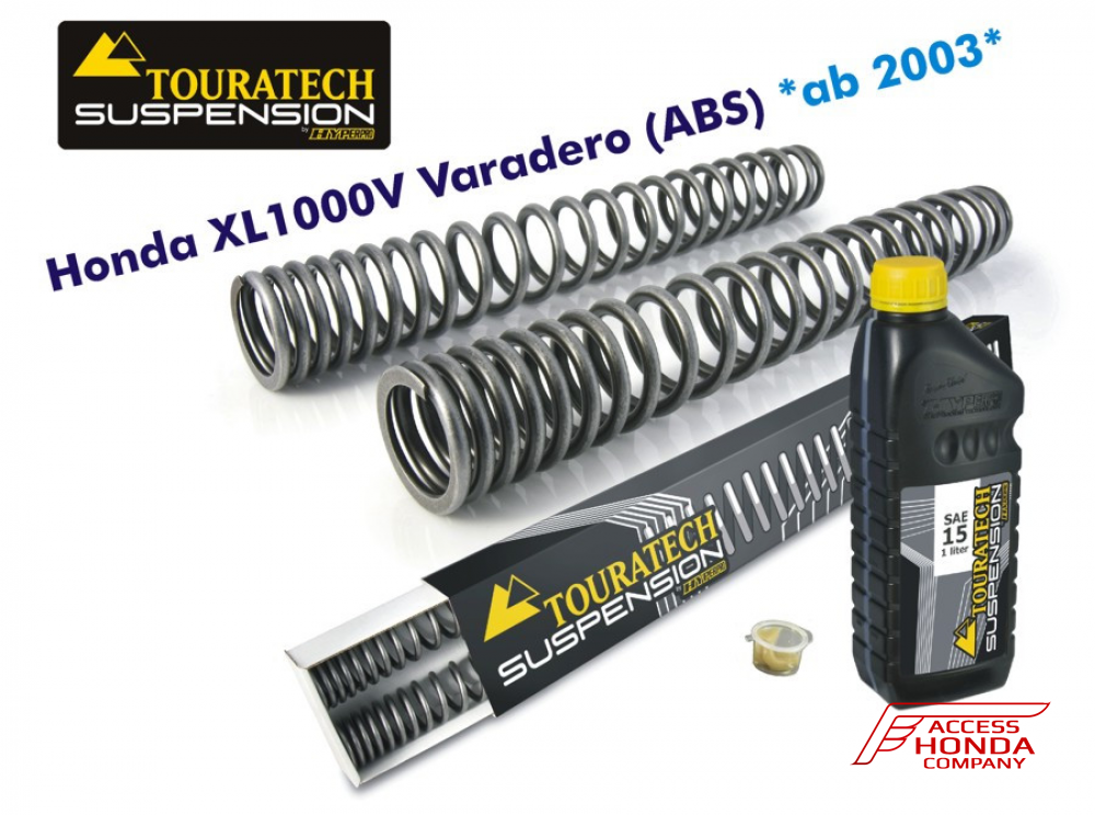 Прогрессивные пружины Touratech в вилку (Стандартная высота, c ABS) для мотоцикла Honda XL1000V Varadero Прогрессивные пружины Touratech в вилку (Стандартная высота, c ABS) для мотоцикла Honda XL1000V Varadero
