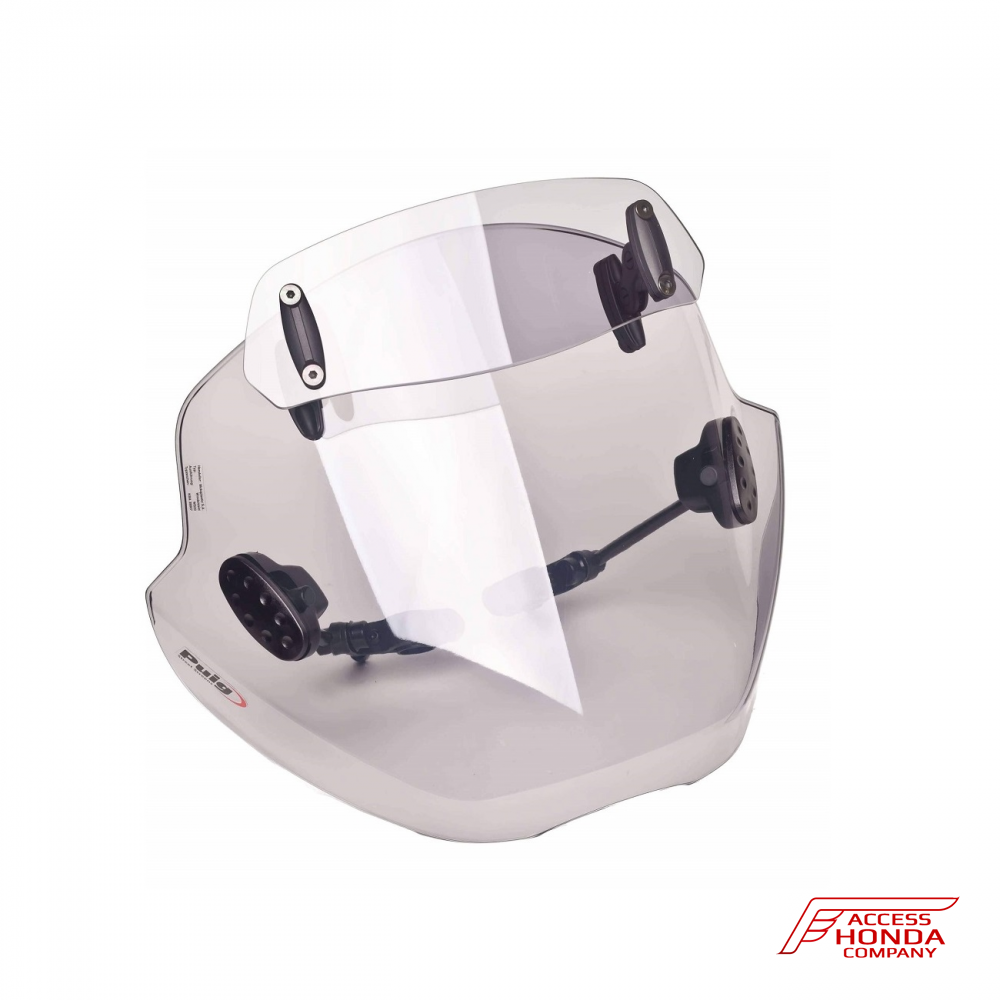 Дымчатое ветровое стекло со спойлером Puig для мотоциклов Honda Дымчатое ветровое стекло со спойлером Puig для мотоциклов Honda