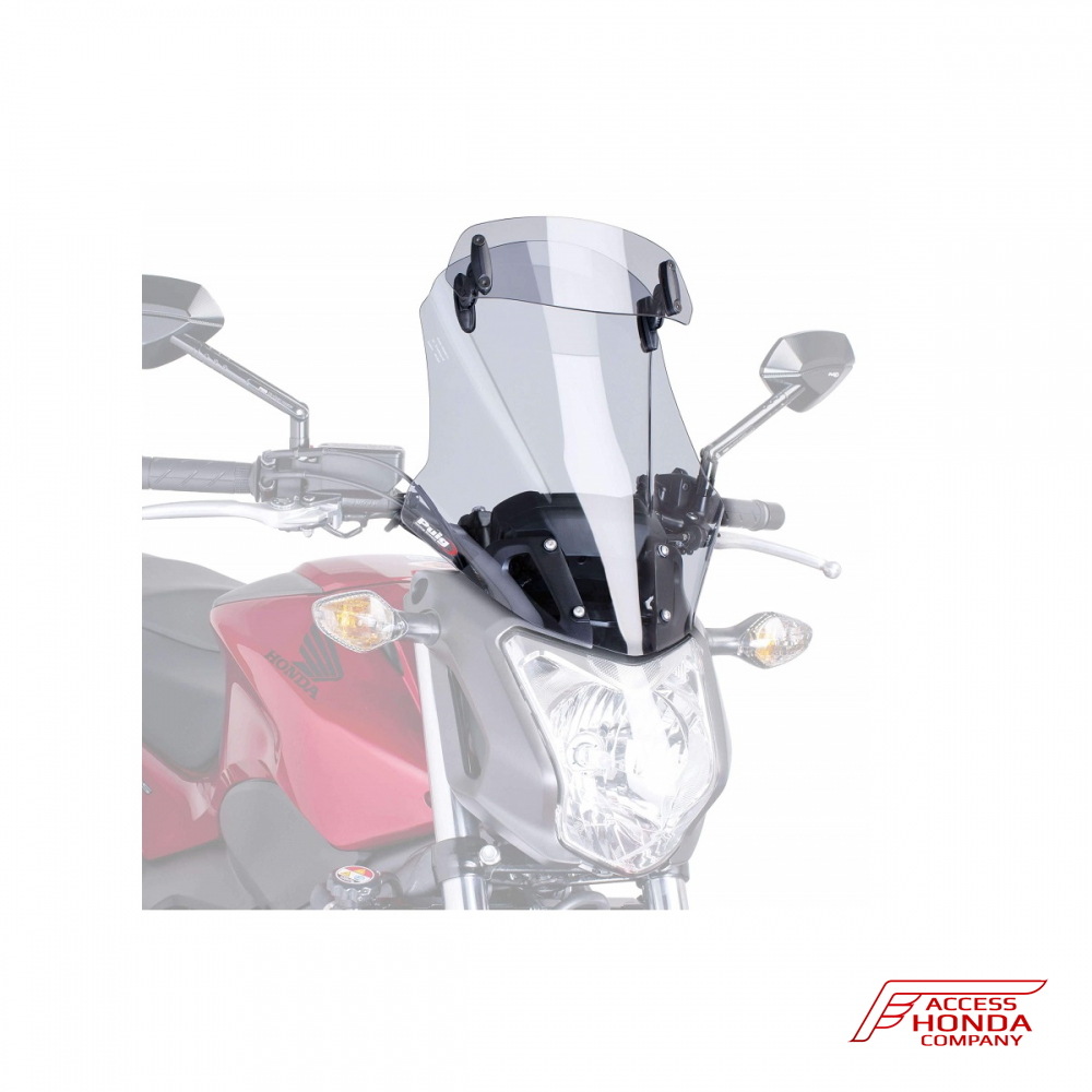 Ветровое стекло со спойлером Puig Touring для Honda Honda NC700S 2012-2013 / NC750S 2014-2018 Ветровое стекло со спойлером Puig Touring для Honda Honda NC700S 2012-2013 / NC750S 2014-2018