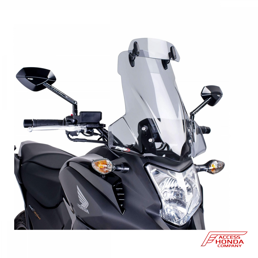 Ветровое стекло со спойлером Puig Touring для Honda NC700X 2012-2013 /NC750X 2014-2015 Ветровое стекло со спойлером Puig Touring для Honda NC700X 2012-2013 /NC750X 2014-2015