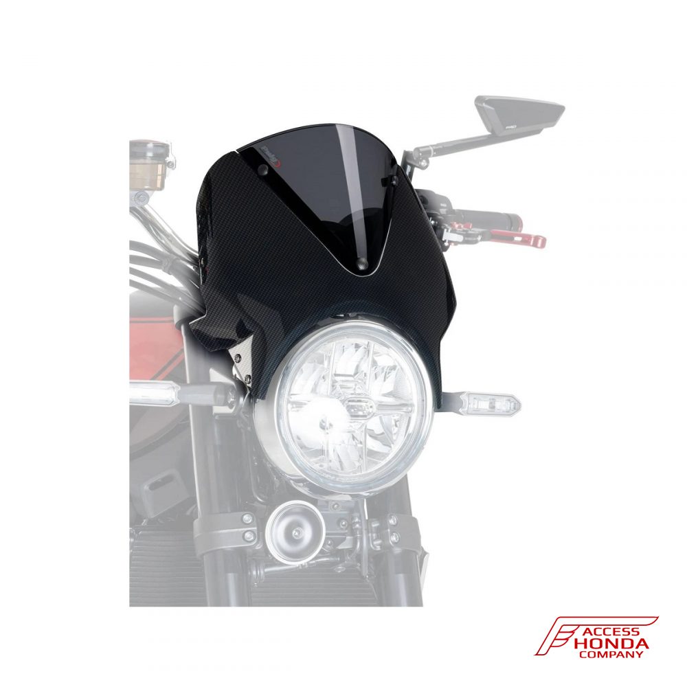 Передний обтекатель (Carbon Look) с ветровым стеклом Puig для мотоциклов Honda Передний обтекатель (Carbon Look) с ветровым стеклом Puig для мотоциклов Honda