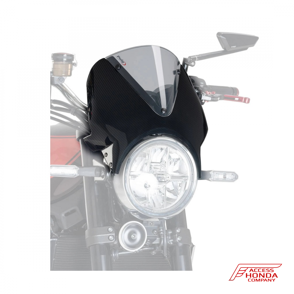 Передний обтекатель (Carbon Look) с ветровым стеклом Puig для мотоциклов Honda Передний обтекатель (Carbon Look) с ветровым стеклом Puig для мотоциклов Honda