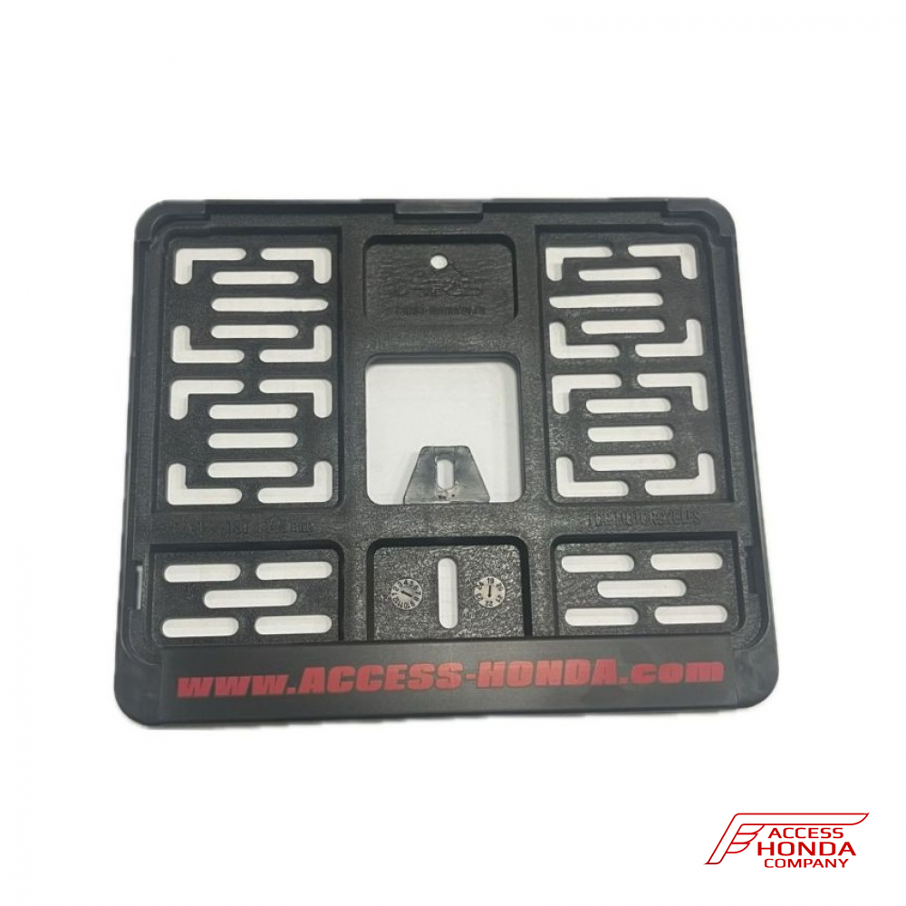 Рамка номерного знака мото 190х145мм с логотипом Access-Honda Рамка номерного знака мото 190х145мм с логотипом Access-Honda