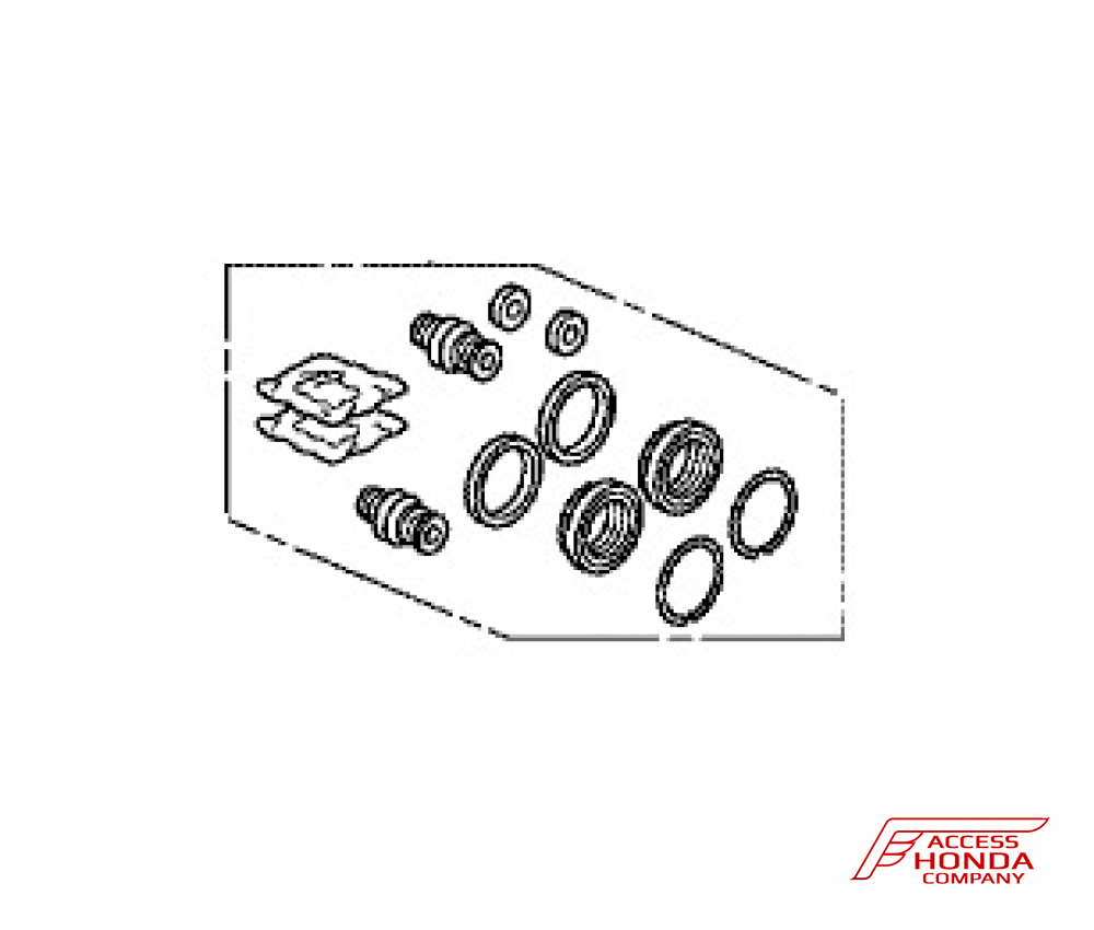 Ремкомплект суппорта переднего Honda Pilot 3, Acura MDX 3 (01463TZ5A00) Ремкомплект суппорта переднего Honda Pilot 3, Acura MDX 3 (01463TZ5A00)