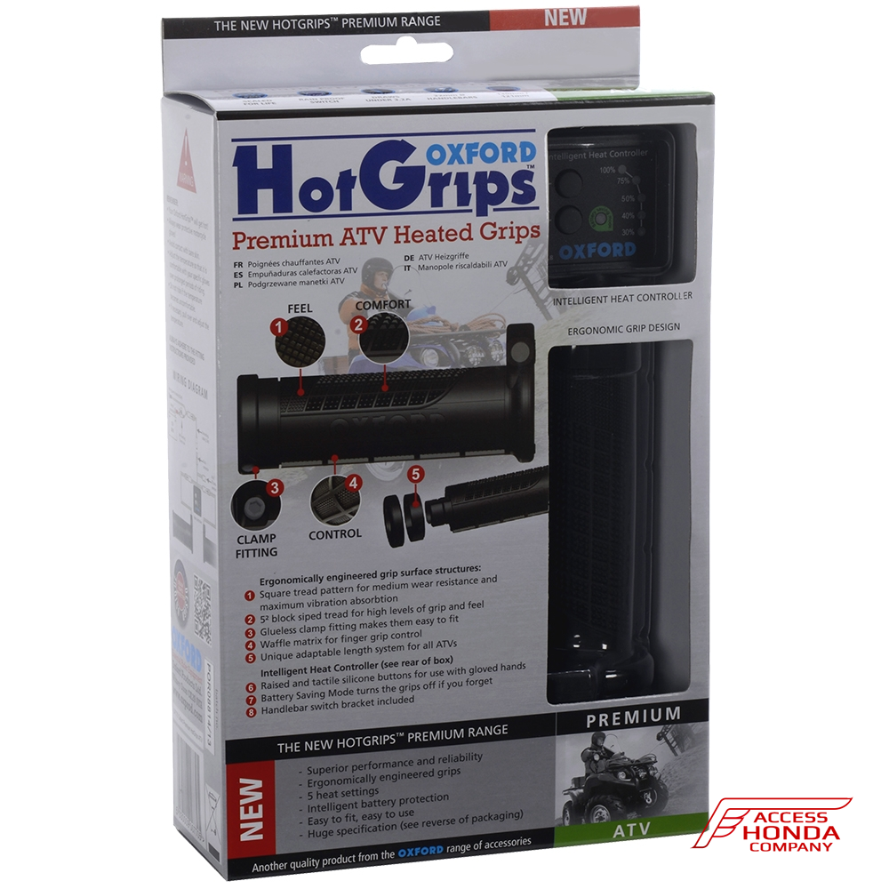 Рукоятки с подогревом Oxford Premium ATV для квадроцикла Honda Рукоятки с подогревом Oxford Premium ATV для квадроцикла Honda