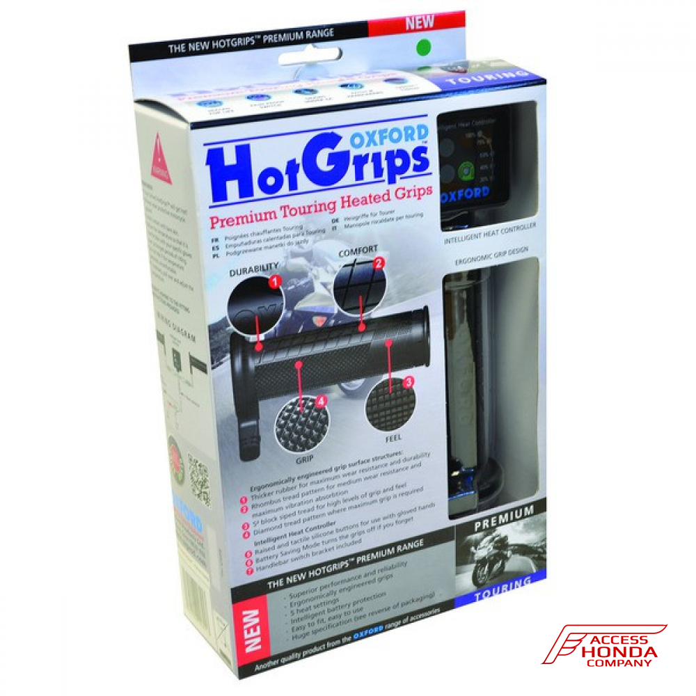 Рукоятки с подогревом Oxford Touring Ø 22 мм для мотоцикла Honda Рукоятки с подогревом Oxford Touring Ø 22 мм для мотоцикла Honda