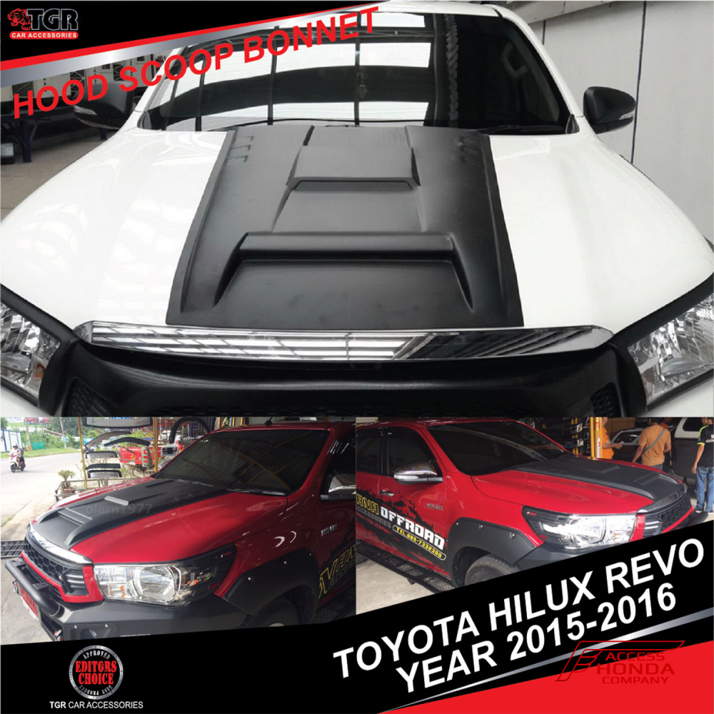 Накладка на капот Toyota Hilux 2015-2016 Накладка на капот Toyota Hilux 2015-2016