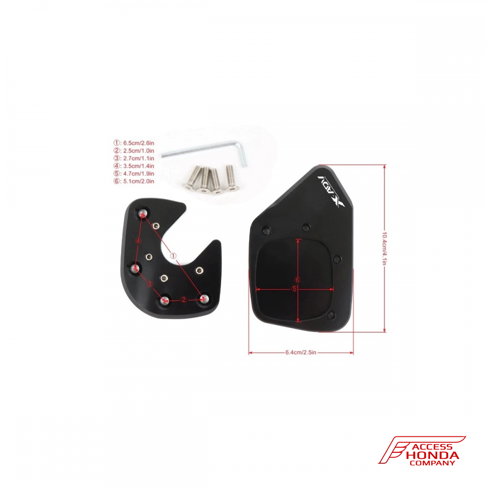 Расширитель боковой подножки для Honda NC750X 2014-2020 Расширитель боковой подножки для Honda NC750X 2014-2020