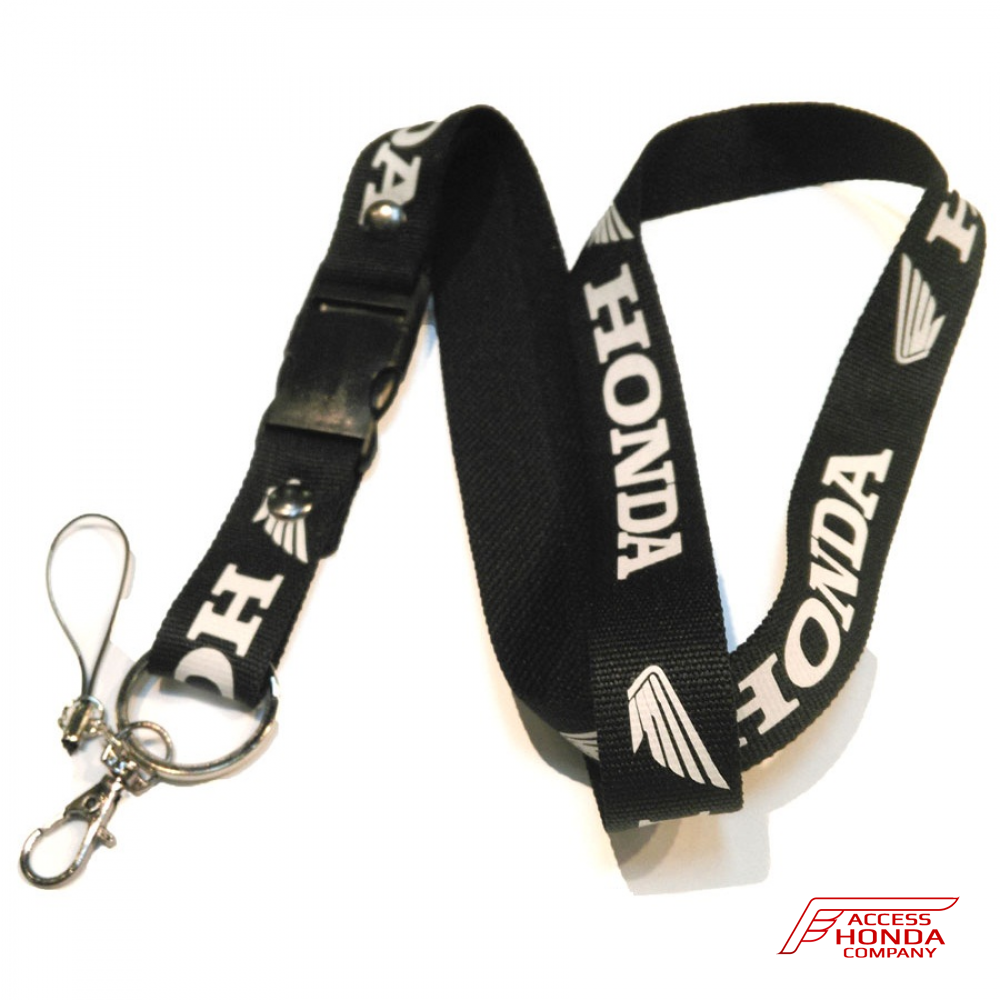Шнурок для ключей Honda чёрно-белый Шнурок для ключей Honda чёрно-белый