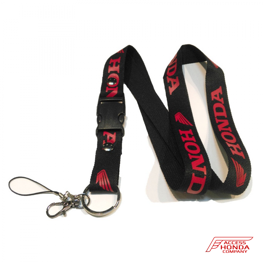 Шнурок для ключей Honda чёрно-красный Шнурок для ключей Honda чёрно-красный