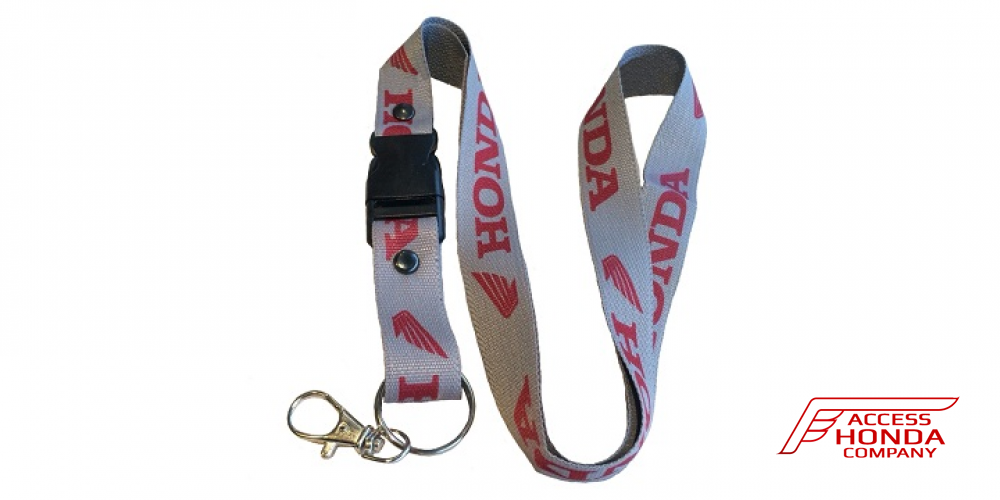 Шнурок для ключей Honda серо-красный Шнурок для ключей Honda серо-красный
