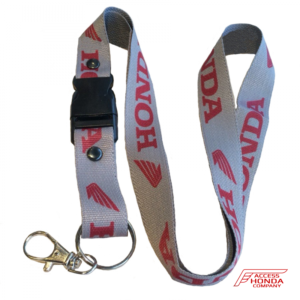 Шнурок для ключей Honda серо-красный Шнурок для ключей Honda серо-красный