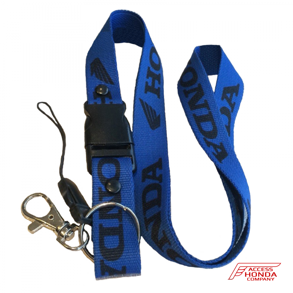Шнурок для ключей Honda сине-чёрный Шнурок для ключей Honda сине-чёрный