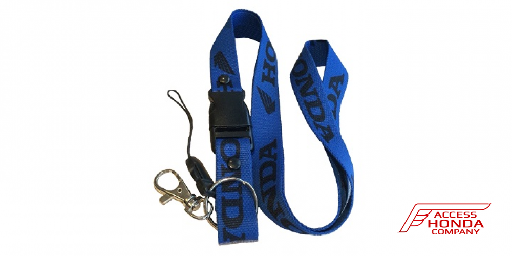Шнурок для ключей Honda сине-чёрный Шнурок для ключей Honda сине-чёрный