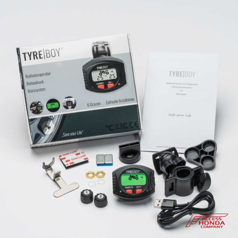 Система контроля давления в шинах TyreBoy для мотоцикла Honda Система контроля давления в шинах TyreBoy для мотоцикла Honda