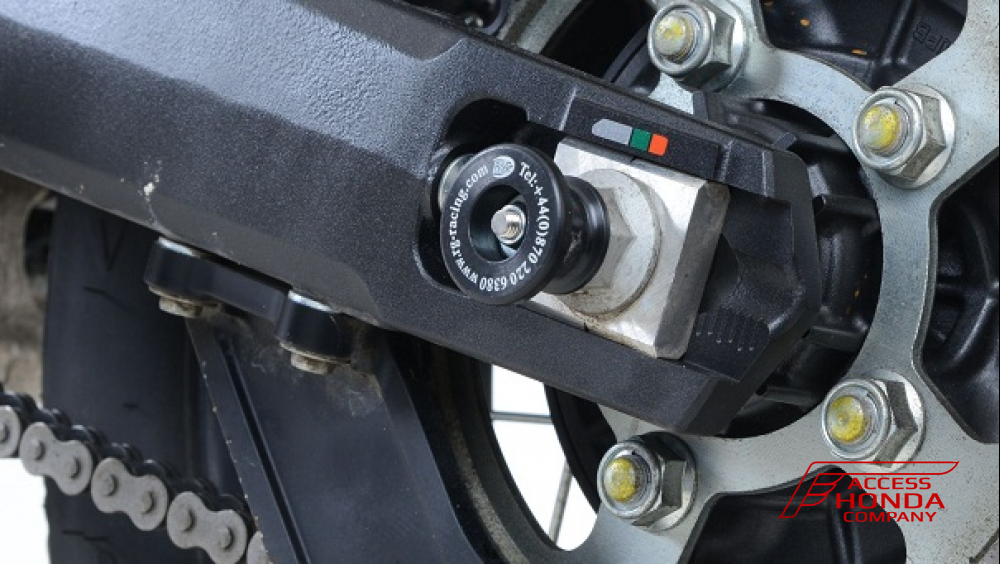 Слайдеры осевые задние (подкатники) R&G для мотоцикла Honda CRF1000L Africa Twin '15-'16 Слайдеры осевые задние (подкатники) R&G для мотоцикла Honda CRF1000L Africa Twin '15-'16