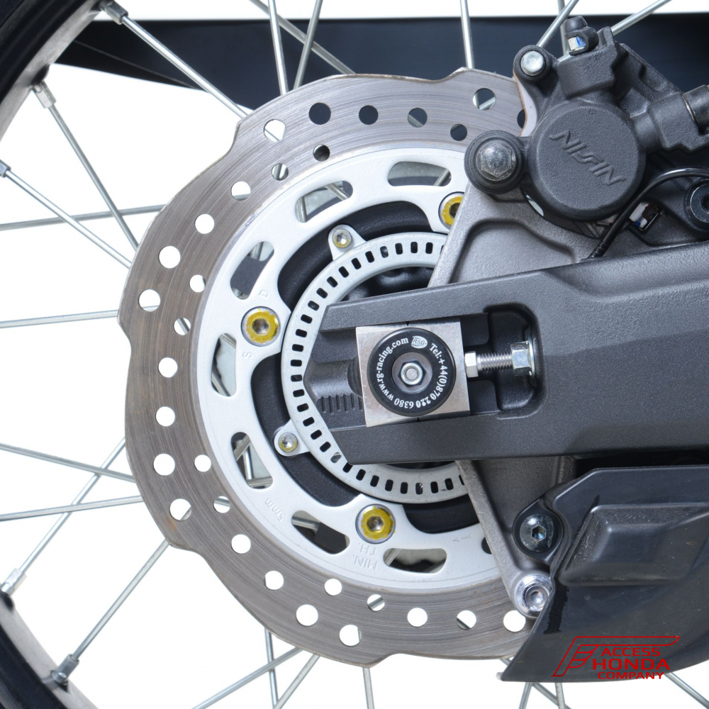 Слайдеры осевые задние (подкатники) R&G для мотоцикла Honda CRF1000L Africa Twin '15-'16 Слайдеры осевые задние (подкатники) R&G для мотоцикла Honda CRF1000L Africa Twin '15-'16