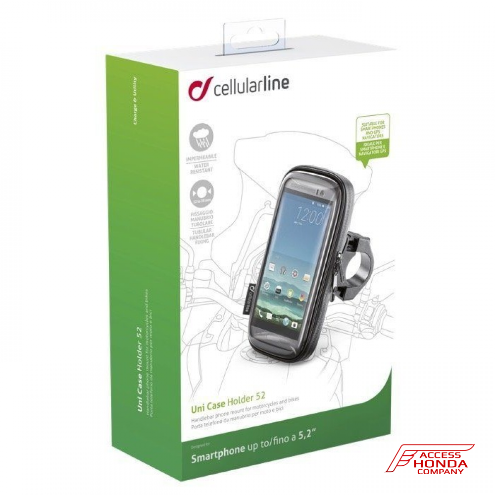 Универсальный водонепроницаемый чехол для телефона INTERPHONE SMSMART52 с креплением на руль Универсальный водонепроницаемый чехол для телефона INTERPHONE SMSMART52 с креплением на руль