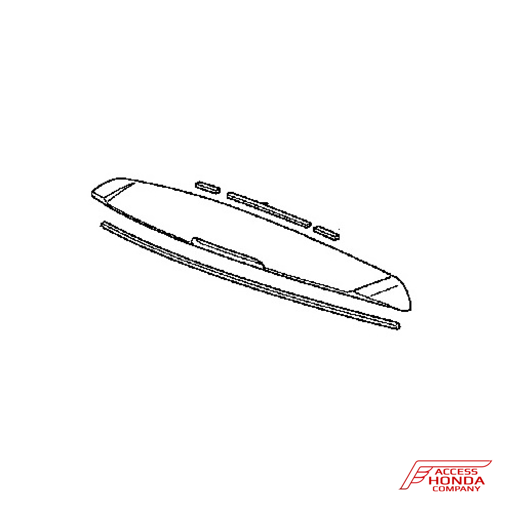 Задний спойлер для Acura MDX II 2007-09 Задний спойлер для Acura MDX II 2007-09