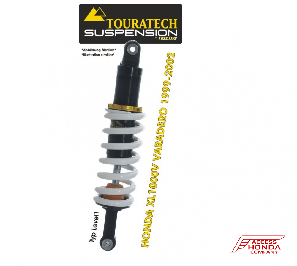 Задняя прогрессивная подвеска Touratech level 1 (Стандартная высота) для мотоцикла Honda XL1000V Varadero Задняя прогрессивная подвеска Touratech level 1 (Стандартная высота) для мотоцикла Honda XL1000V Varadero