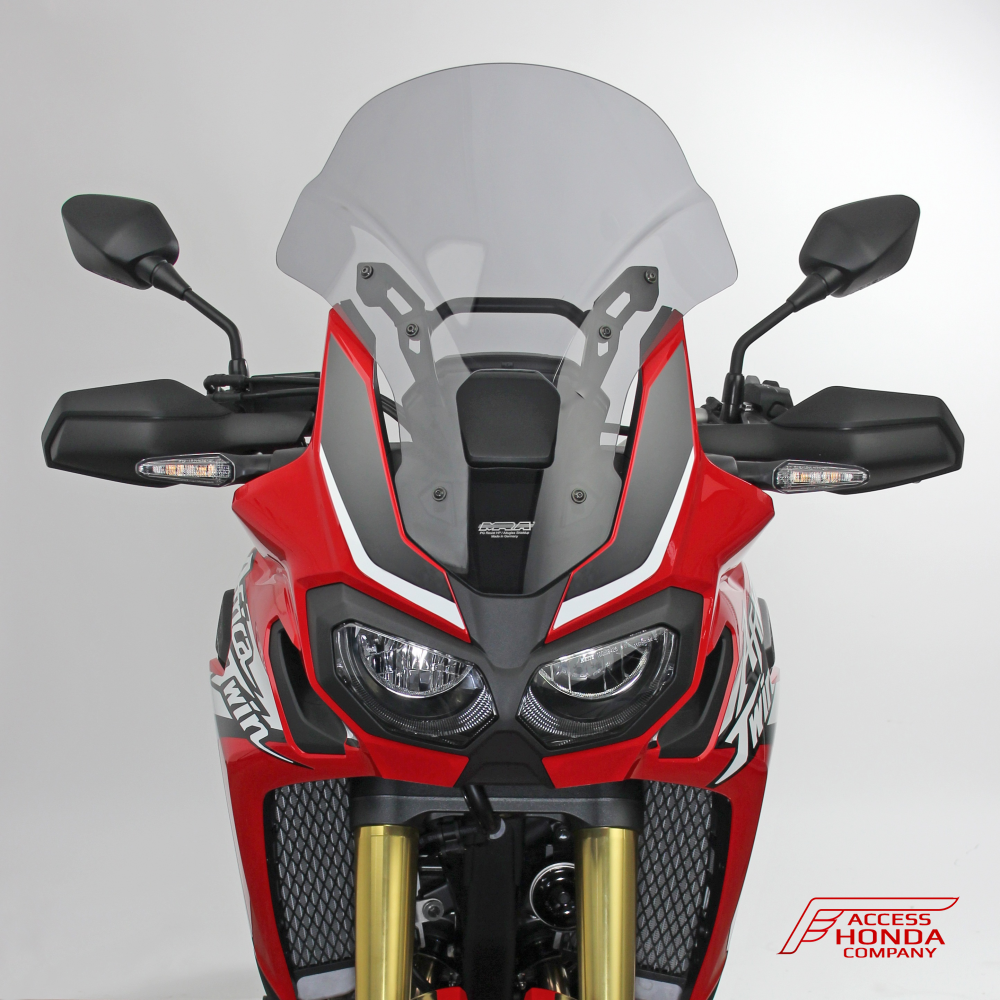 Туристическое ветровое стекло MRA для мотоцикла Honda CRF1000L Africa Twin '15-'16 Туристическое ветровое стекло MRA для мотоцикла Honda CRF1000L Africa Twin '15-'16