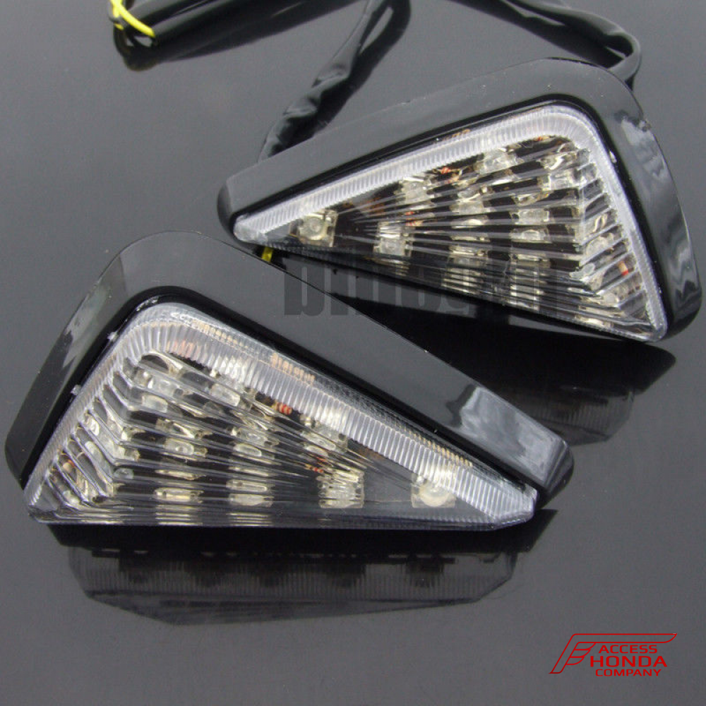 Универсальные светодиодные поворотники для мотоцикла Honda (2 шт.) Универсальные светодиодные поворотники для мотоцикла Honda (2 шт.)