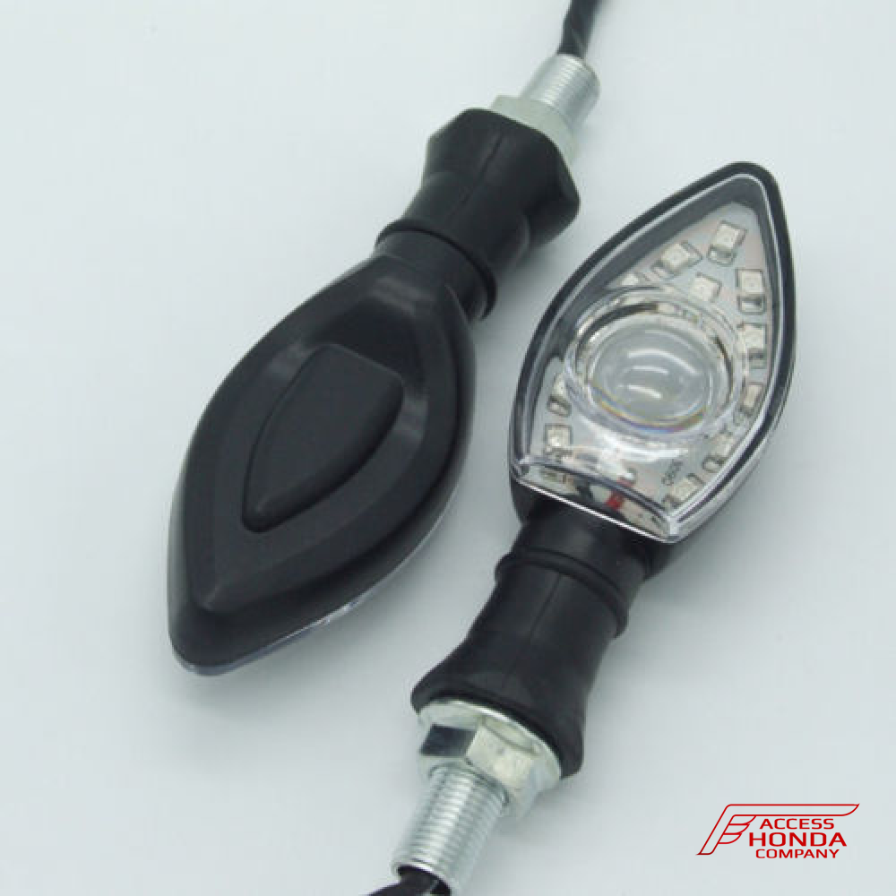 Универсальные светодиодные поворотники для мотоцикла Honda (2 шт.) Универсальные светодиодные поворотники для мотоцикла Honda (2 шт.)