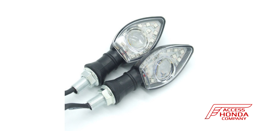 Универсальные светодиодные поворотники для мотоцикла Honda (2 шт.) Универсальные светодиодные поворотники для мотоцикла Honda (2 шт.)