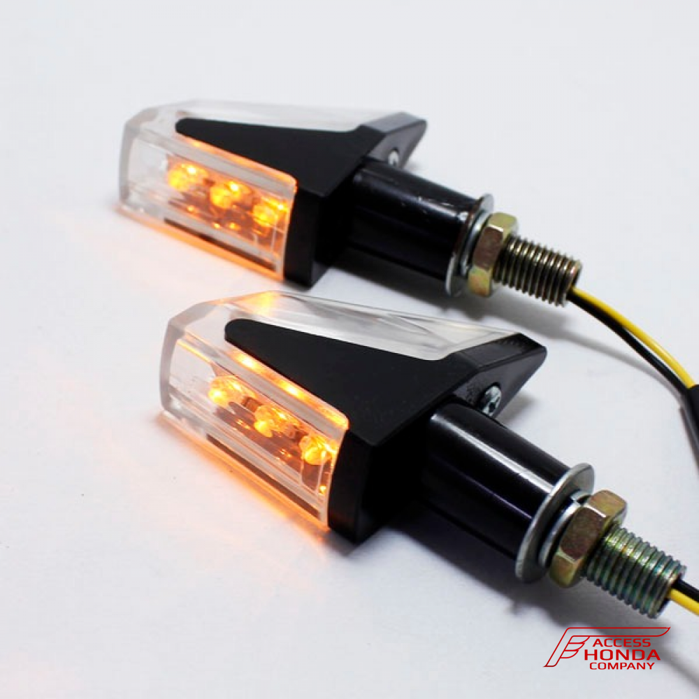 Универсальные светодиодные поворотники для мотоцикла Honda (2 шт.) Универсальные светодиодные поворотники для мотоцикла Honda (2 шт.)