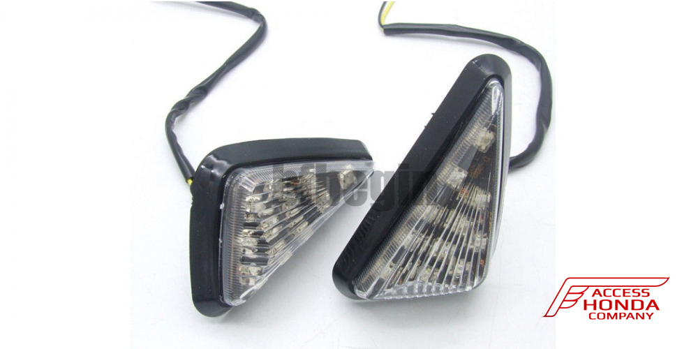 Универсальные светодиодные поворотники для мотоцикла Honda (2 шт.) Универсальные светодиодные поворотники для мотоцикла Honda (2 шт.)