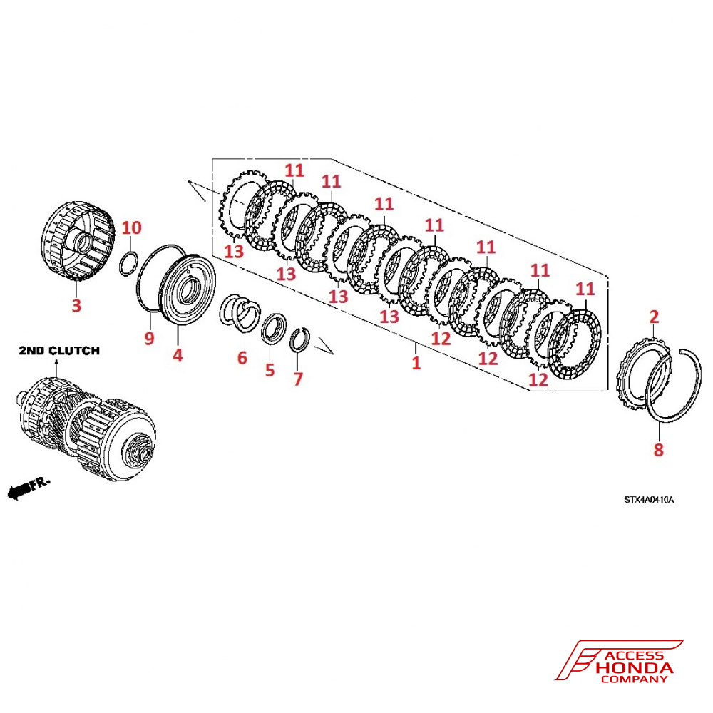 Вторая передача АТ для Acura MDX 2 Вторая передача АТ для Acura MDX 2