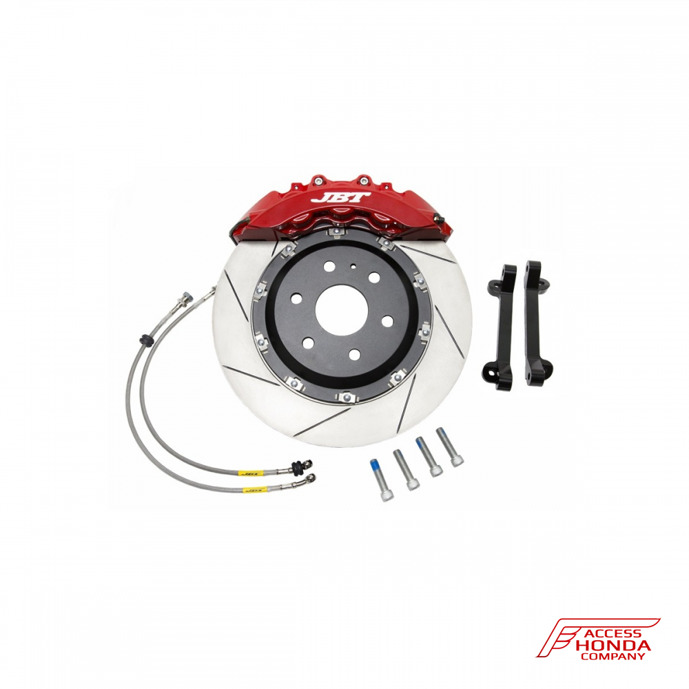 Тормозная система на переднюю ось JBT для Honda Pilot III 6 поршней Тормозная система на переднюю ось JBT для Honda Pilot III 6 поршней