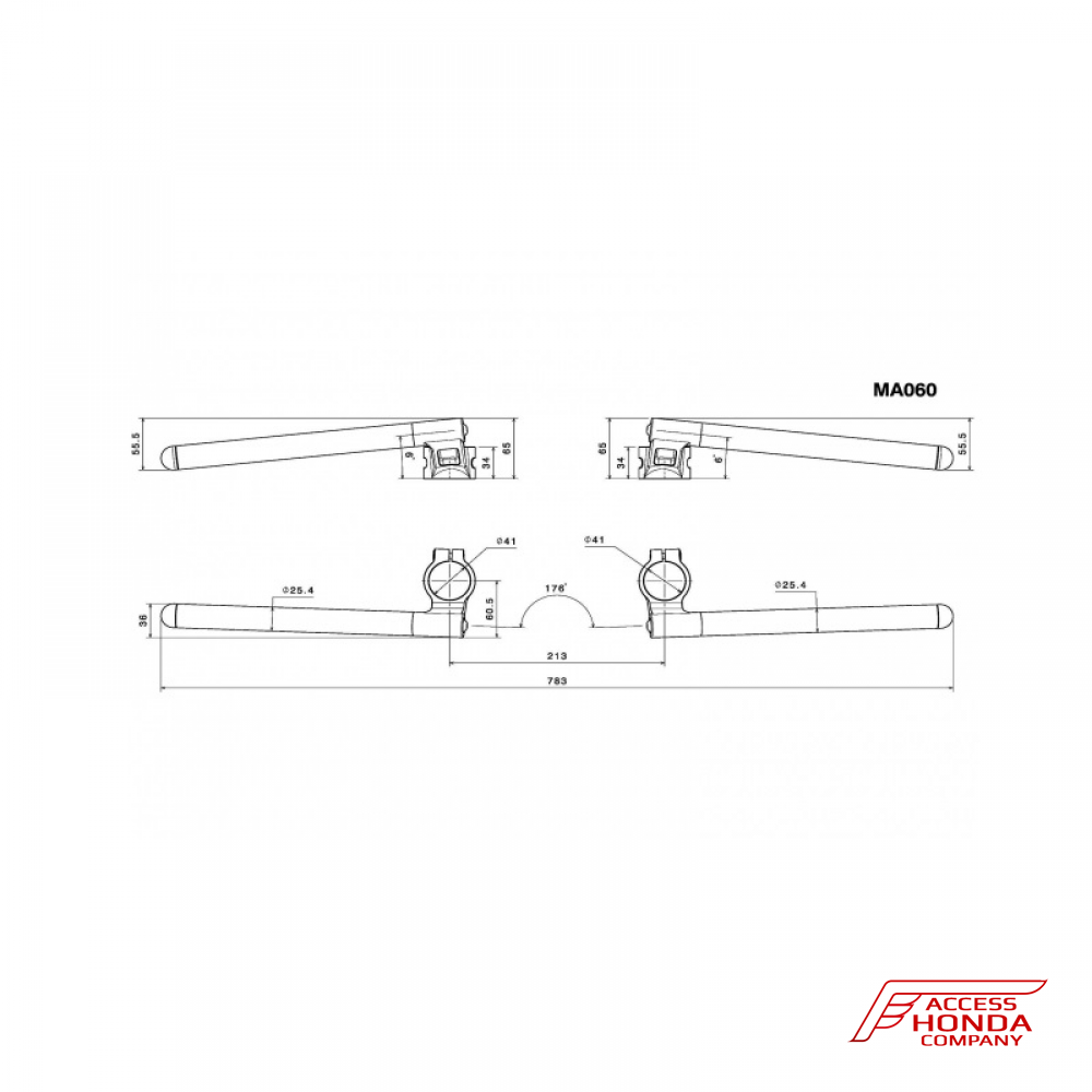 Клипоны Rizoma универсальные для мотоциклов с диаметром пера вилки 41 мм Клипоны Rizoma универсальные для мотоциклов с диаметром пера вилки 41 мм