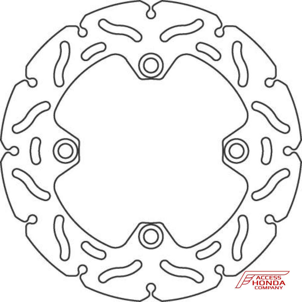 Задний тормозной диск TRW-Lucas Racing для мотоцикла Honda Задний тормозной диск TRW-Lucas Racing для мотоцикла Honda