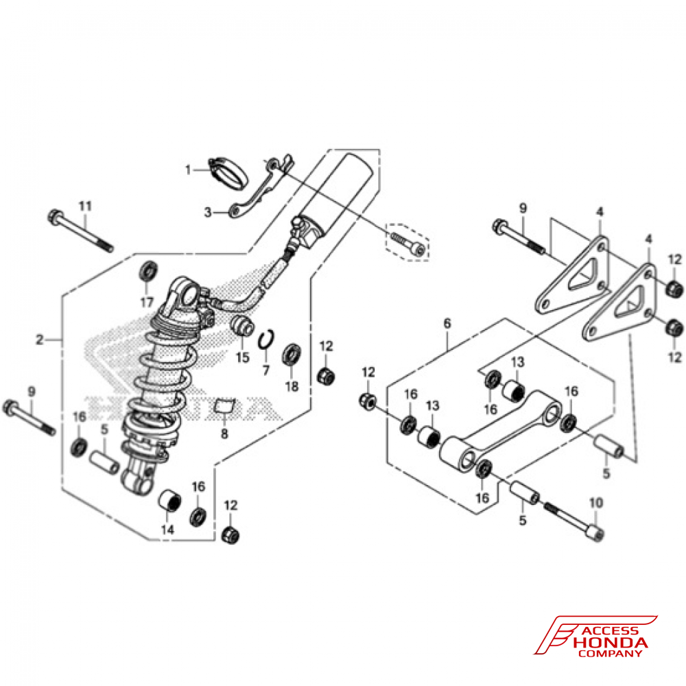 Занижение подвески Vortex -50мм для мотоцикла Honda CBR600RR Занижение подвески Vortex -50мм для мотоцикла Honda CBR600RR