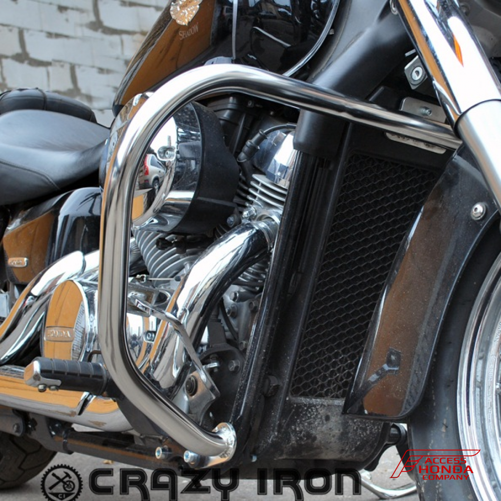 Защитные дуги Crazy Iron для мотоцикла Honda VT750C Shadow Aero/Shadow Spirit/Black Spirit (RC50/RC53) '04-'16 ∅32 мм Защитные дуги Crazy Iron для мотоцикла Honda VT750C Shadow Aero/Shadow Spirit/Black Spirit (RC50/RC53) '04-'16 ∅32 мм