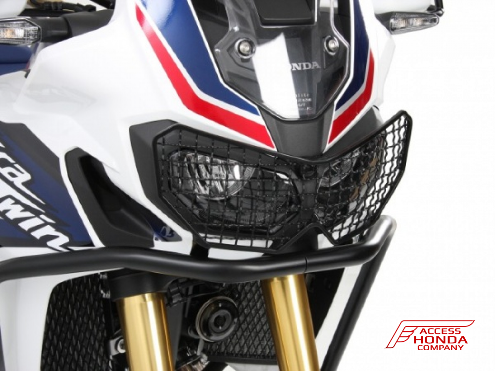 Защита фары алюминиевая Hepco & Becker (черная) для мотоцикла Honda CRF1000L Africa Twin Защита фары алюминиевая Hepco & Becker (черная) для мотоцикла Honda CRF1000L Africa Twin