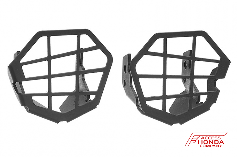 Защита противотуманных фар алюминиевая Touratech (черная) для мотоцикла Honda CRF1000L Africa Twin Защита противотуманных фар алюминиевая Touratech (черная) для мотоцикла Honda CRF1000L Africa Twin