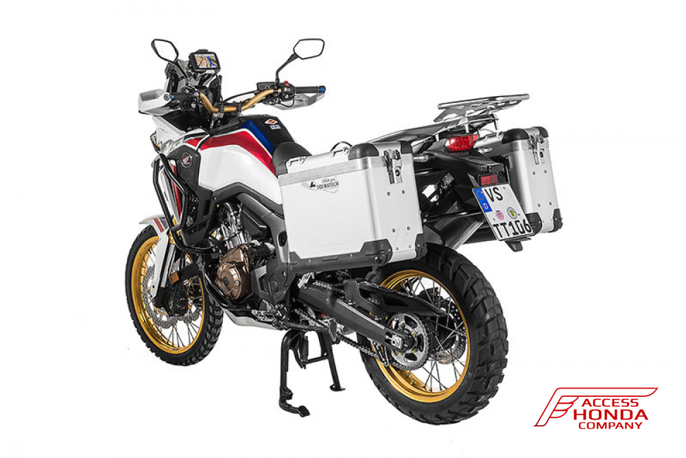 Комплект Алюминиевых кофров и креплений Touratech ZEGA PRO 2 (серый матовый) 31/38 литров для мотцикла Honda CRF1000L Africa Twin Комплект Алюминиевых кофров и креплений Touratech ZEGA PRO 2 (серый матовый) 31/38 литров для мотцикла Honda CRF1000L Africa Twin