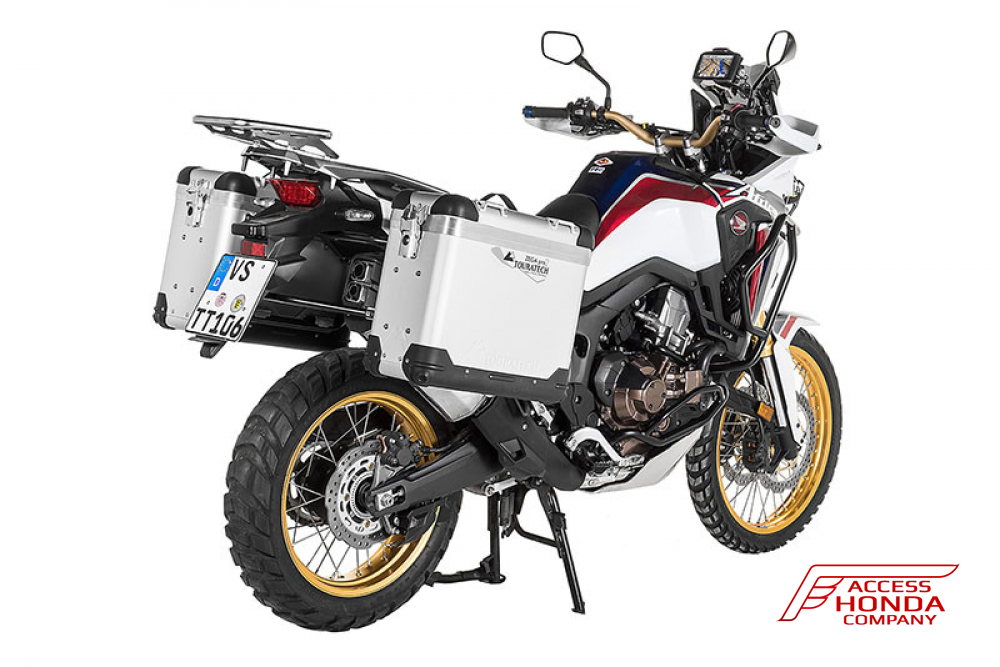 Комплект Алюминиевых кофров и креплений Touratech ZEGA PRO 2 (серый матовый) 31/38 литров для мотцикла Honda CRF1000L Africa Twin Комплект Алюминиевых кофров и креплений Touratech ZEGA PRO 2 (серый матовый) 31/38 литров для мотцикла Honda CRF1000L Africa Twin