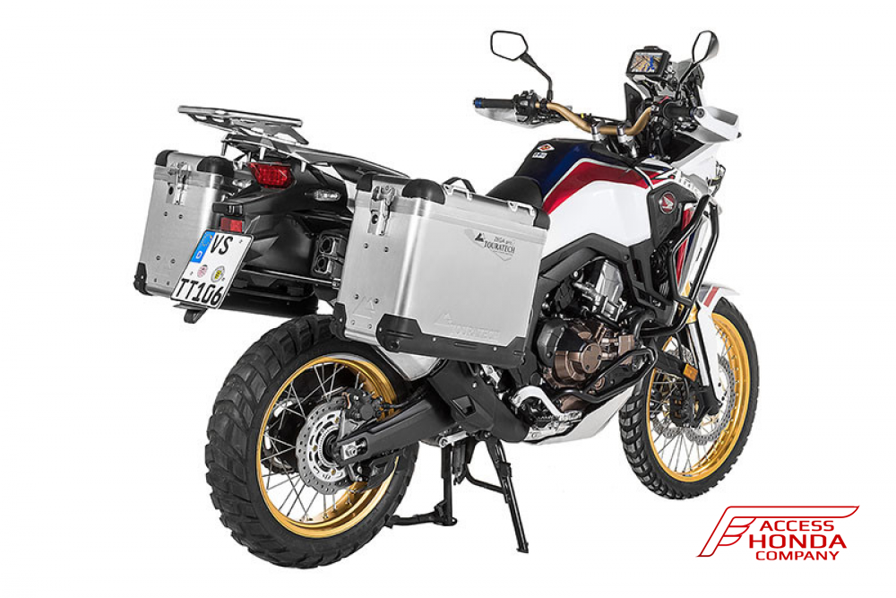 Комплект Алюминиевых кофров и креплений Touratech ZEGA PRO 2 38/45 литров для мотцикла Honda CRF1000L Africa Twin Комплект Алюминиевых кофров и креплений Touratech ZEGA PRO 2 38/45 литров для мотцикла Honda CRF1000L Africa Twin